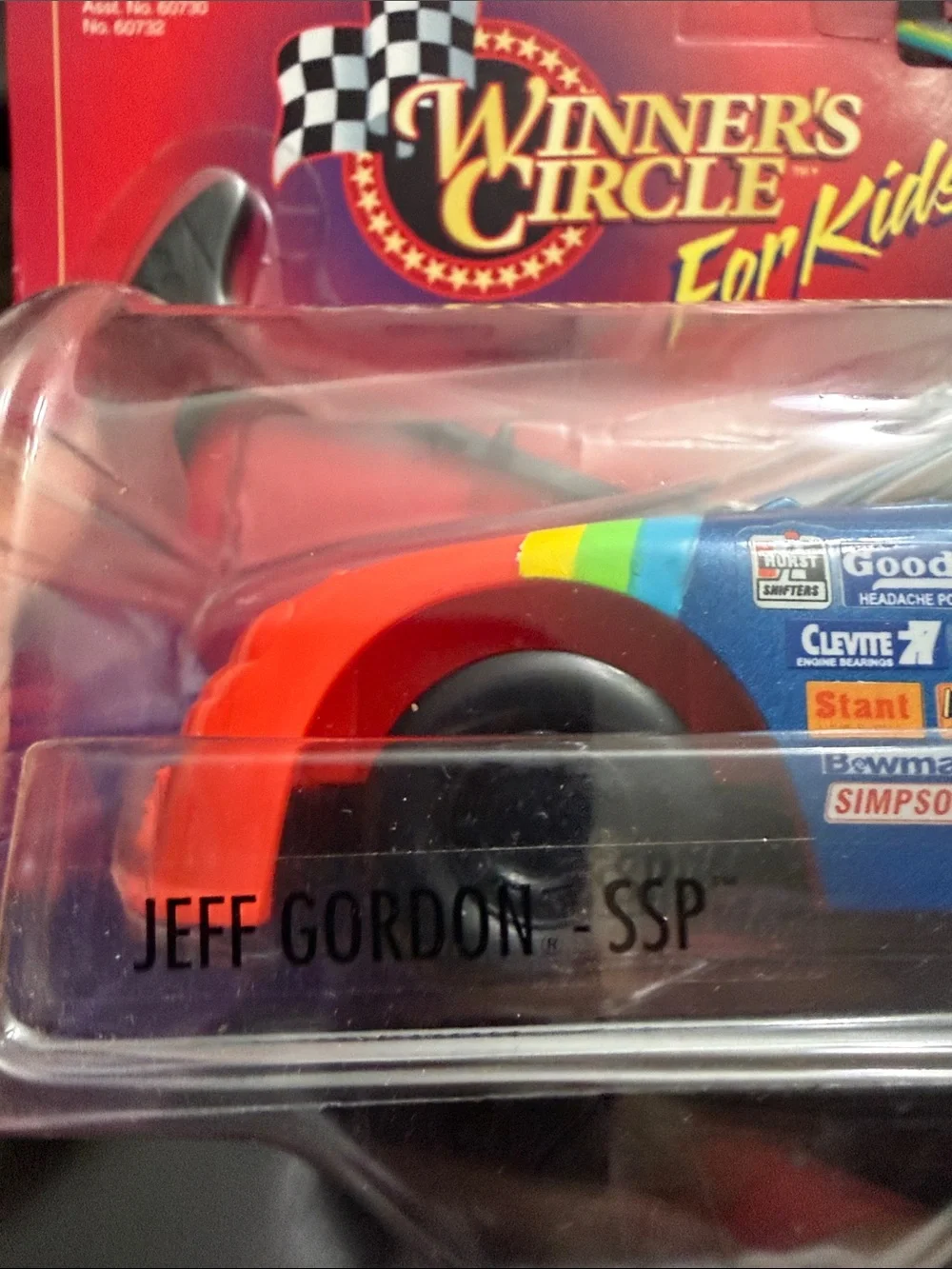 Winner's Circle For Kids #24 Die-Cast Race Car Toy - Blue & Red
